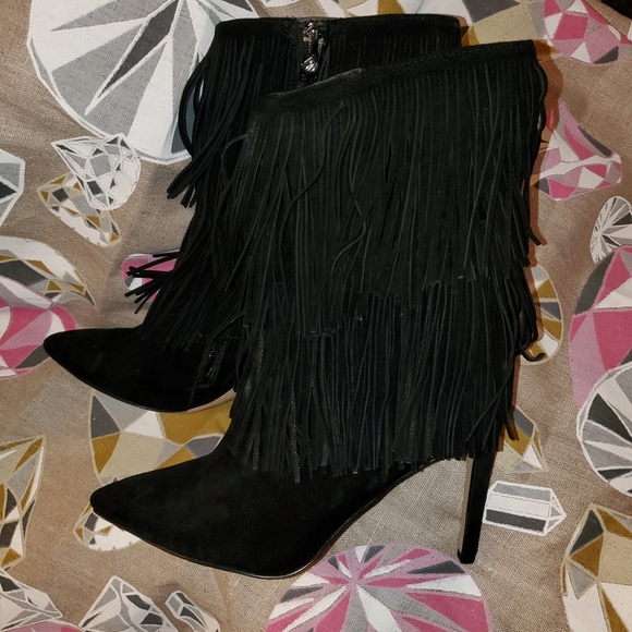 Sam Edelman Belinda Fringe Boots/Bootie 6.5, 6 - Picture 6 of 8